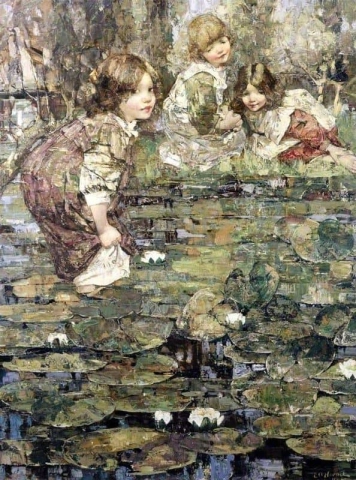 Among The Lilies 1905