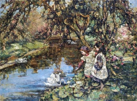 Feeding The Swans 1912
