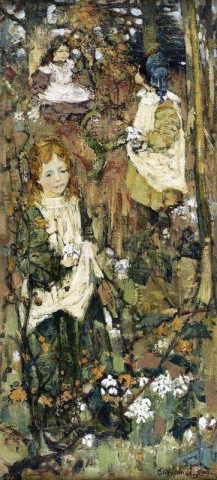 Сбор лесных цветов 1899 г.