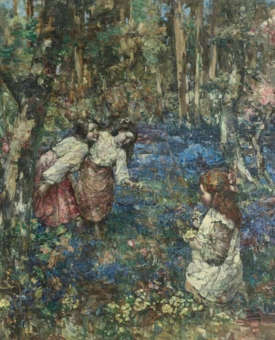 野の花を摘む 1912