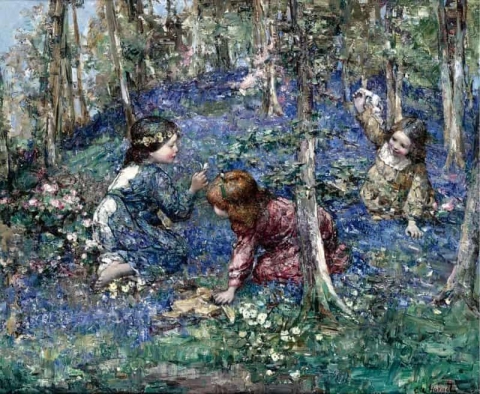 Der Bluebell Wood 1911