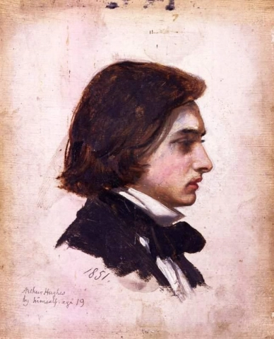 Autoritratto all'età di 19 anni 1851
