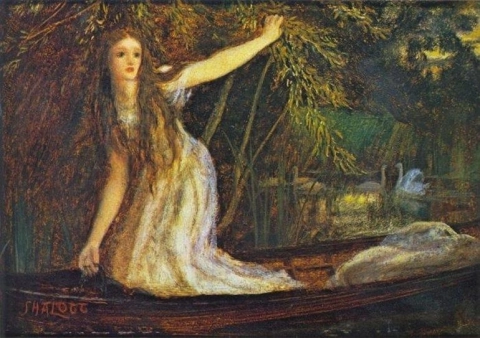 La signora di Shalott Ca. 1863