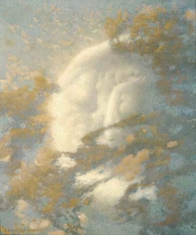 Robert Pack si allontana dalle nuvole e il giorno del benvenuto, 1890 circa