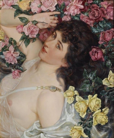 Unter den Rosen 1897