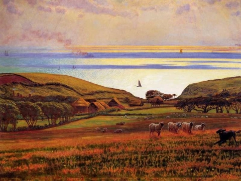 페어라이트 다운스 바다 위의 햇빛 1858