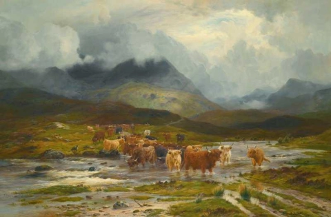 Después de la tormenta Glen Dochart Perthshire 1890