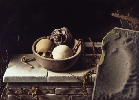 Still Life With Skulls And Chains 1934