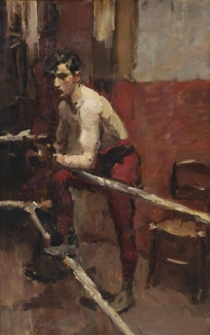 Боксер Тео Хуйзенаар, около 1927 г.