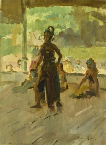Javanesisk dansare ca 1922