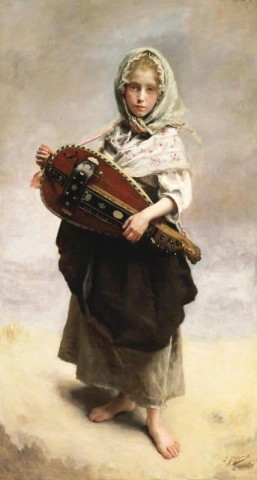 Девушка-менестрель 1881