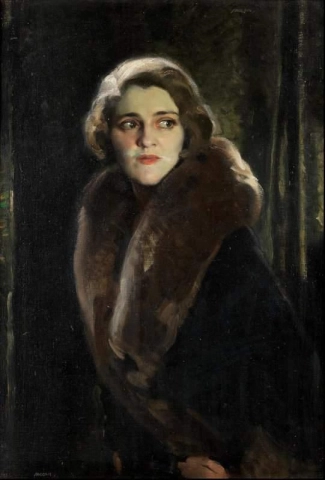 Porträtt av en ung dam ca 1934