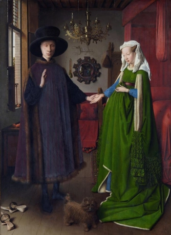 Jan Van Eyck, The Portrait of Arnolfini - 1434