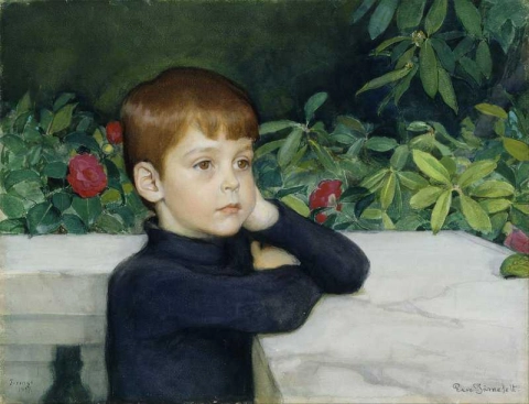 Ritratto del figlio dell'artista