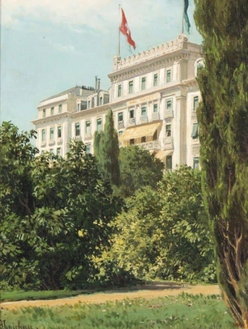 Отель Beau Rivage в Лозанне