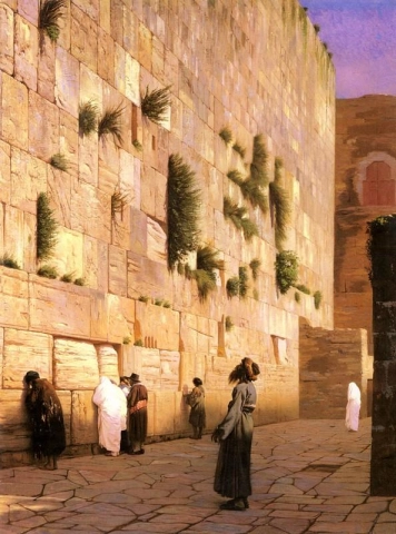 Muro de las Lamentaciones en Jerusalén
