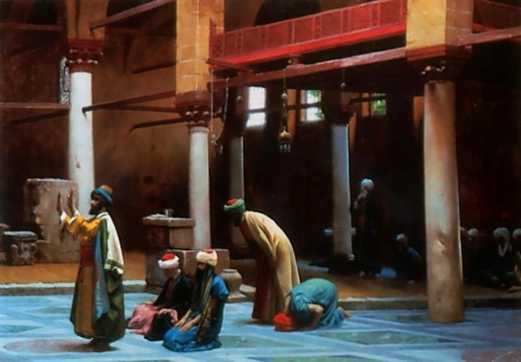 Bønn i moskeen