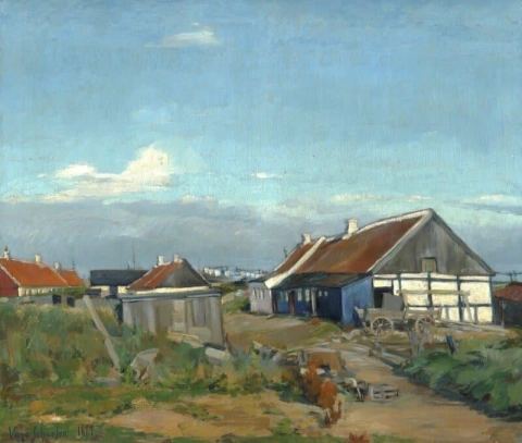 Casas antiguas en Skagen