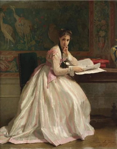 A Moment Of Distraction 1868