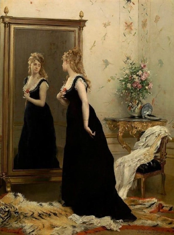 Framför spegeln