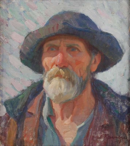 retrato de un pescador