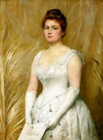 Marian Mckenzie 1858 1927 Danach Frau Smith Williams ca. 1890