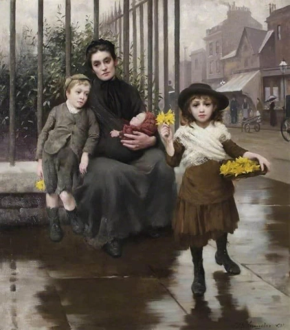 The Pinch Of Poverty 1891