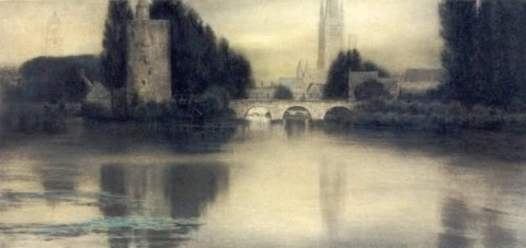 The Lake of Love Brugge 1887