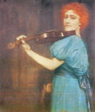 小提琴手 1898