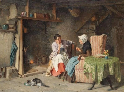 À beira da lareira, 1892