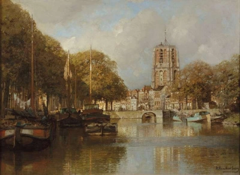 A View Of Leeuwarden With The Oldenhove