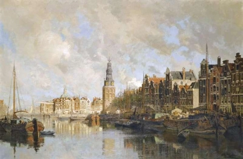 Montelbaanstoren 阿姆斯特丹 1896 年