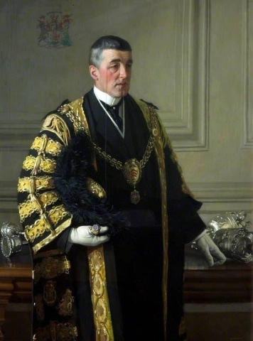 Wethouder William Roberts, burgemeester van Cardiff