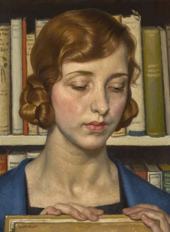 Bücher Porträt von Laura Knight 1926