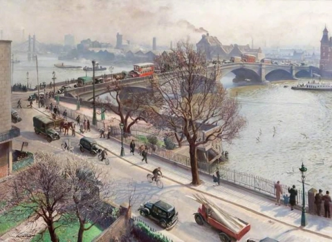 Chelsea Embankment noin 1935