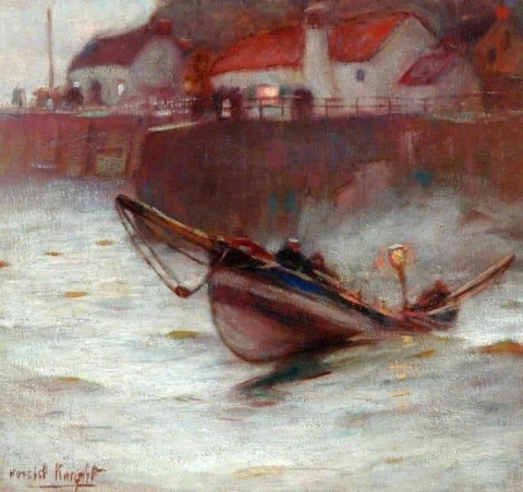 Coble at Staithes ca 1925
