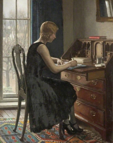 Menina escrevendo 1931