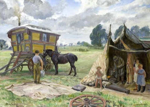 Gypsy Wagon And Tent 1962