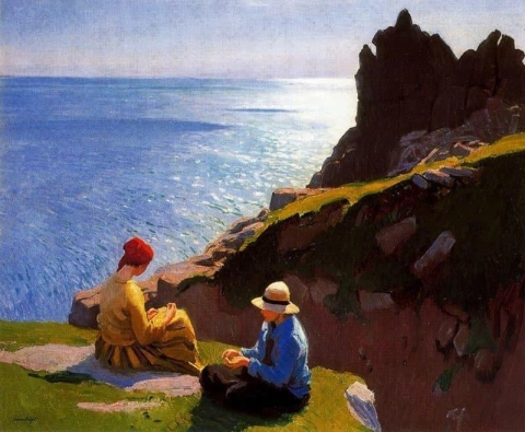 On The Cliffs 1917