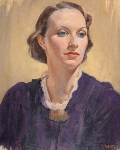 Portrait Of Ella Naper Head And Shoulders