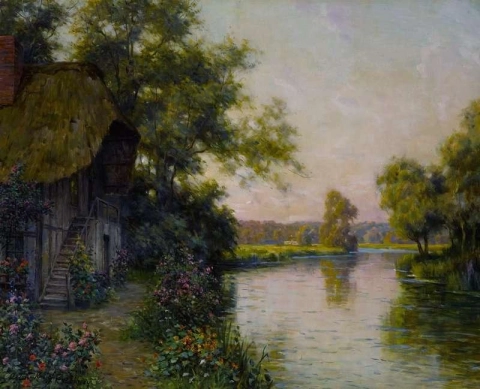 Casa de campo à beira do rio Launay