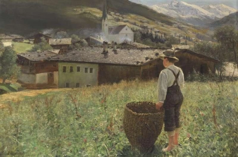 Brixlegg im Zillertal Tirolo circa 1889-90