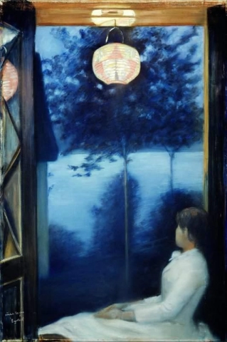 Una lanterna giapponese 1886