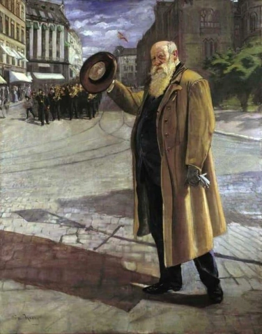 克里斯蒂安·克罗格肖像，约 1903 年