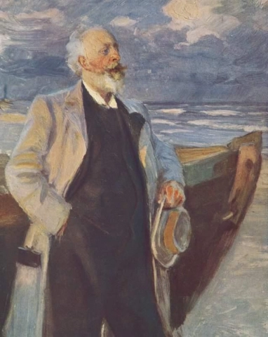 Digteren Holger Drachmann 1895