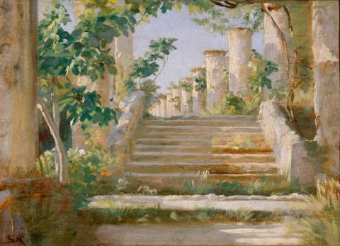 Loggia i Ravello 1890