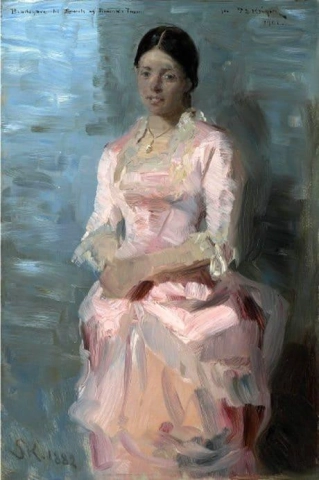 Porträtt av Frederikke Tuxen 1882