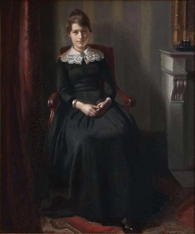 玛丽·特里普克的肖像
