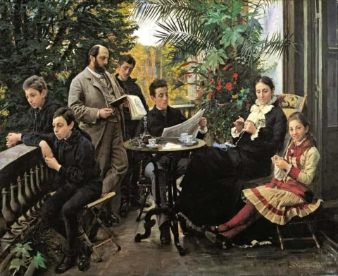 Семейный портрет Хиршпрунгов