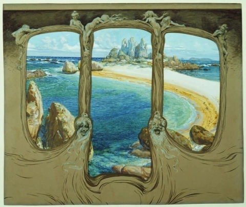 View From A Carriage Window Ca. 1901